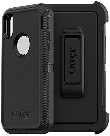 OtterBox Defender Hülle für iPhone X / iPhone Xs, stoßfest, sturzsicher, ultra-robust, schützende Hülle, 4x getestet nach Militärstandard, Schwarz