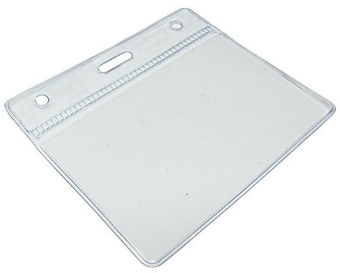 Customcard M18M50A Ausweishülle, Kunststoff, 60 x 90 mm, transparent, 25 Stück