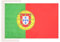 AZ FLAG - Drapeau Portugal - 45x30 cm - Pavillon Portugais 100% Polyester Avec Deux Cordelettes - 20g