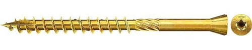 fischer 660101 Dielenschraube 3,5 x 35 Senkkopf TG TX, galvanisch verzinkt