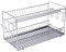 Sauvic Escurreplatos de Acero Inoxidable Super 49x22,5x27 cm. para 20 Platos