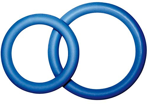 JOYDIVISION POTENZduo Blue, Size S, Penis Ring Made of Medical Silicone, Potency Ring