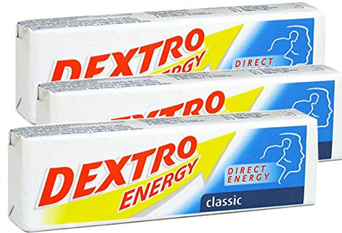 Dextro Energy Dextrose tabletas sabor clásico 47 g (paquete de 3)