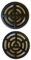 6 Diameter 152mm 9mm 3/8 Thick Round Circular Cast Iron Gully Grid/Grate Heavy Duty Drain Cover Black Satin Finish. Deliveries to Mainland UK ONLY
