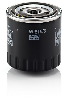 MANN-FILTER W 815/5 Oil Filter - for Cars + Transporters | For Passenger Cars, Highest Filtration Performance, Engine Protection, High Quality Sealing, True OE Engineering