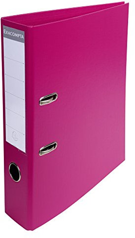 Exacompta 53759E 1 A4 Prem'Touch Ordner mit Hebelmechanik Rücken 70 mm Mechanik 75 mm Außenmaße: 32 x 29 x 7 cm Abheftbares Format A4 Farbe: Himbeere