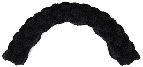Hand gewebt Pure Wolle waschbar Stirnband Kissen Für AKG K701 K702 Q701 Kopfhörer -Schwarz
