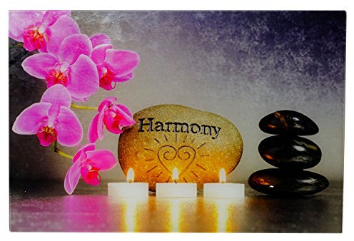 Mendler Glasbild T116, Wandbild Poster Motiv, 40x60cm - Harmony