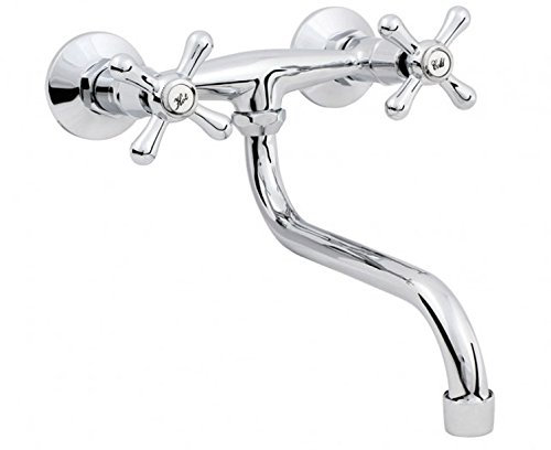 Küchenarmatur Spültischarmatur Wandarmatur Wasserhahn RETRO B204