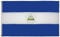 AZ FLAG - Bandera Nicaragua - 150x90 cm - Bandera Nicaragüense 100% Poliéster ligero Con Ojales de Metal integrados - 80g