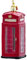 Noble Gems Kurt Adler Britische Telefonzelle, Christbaumschmuck aus Glas (10,16 cm)