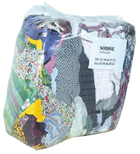 Chiffon essuyage couleur sac de 10 Kg