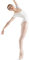 Bloch Dance Damen Cavalier Gymnastikanzug, kurzärmelig, Weiß, Größe M