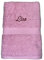 Krings Fashion Duschtuch 70 x 140 cm - Namen nach Wunsch auswählbar - Hochwertig Besticktes Handtuch - 100% Baumwolle - Einzigartiges Design - Altrosa-Stickfarbe wählbar