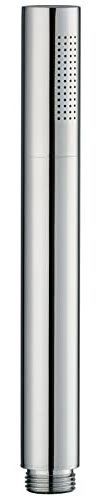 PaulGurkes Handbrause aus Messing Chrom rund Stabbrause