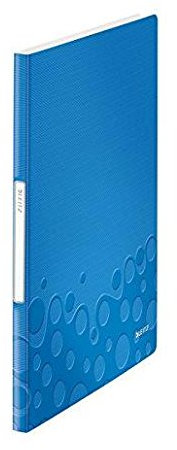 Sichtbuch A4 Wow blau metallic LEITZ 46310036 PP 20Hüllen