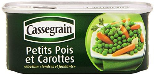 Cassegrain Petits Pois Carottes 130 g net - Lot de 6