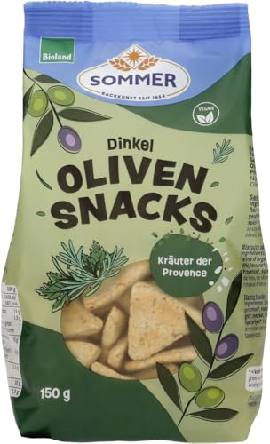 Sommer & Co. Dinkel-Oliven-Snack mit Kräutern (150 g) - Bio