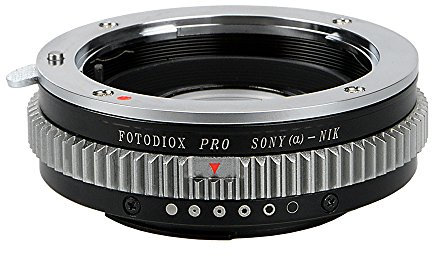 Fotodiox Pro Lens Mount Adapter Compatible with Sony A-Mount and Minolta AF Lenses on Nikon F-Mount Cameras