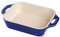 Staub Auflaufform aus Keramik, rechteckig, 19 x 15 cm, Dunkelblau