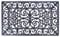 EHC Heavy Duty Wrought Effect Anti Slip Large Rectangular Rubber Doormat Dirt Trapper for Entrance, Indoor, Outdoor & Hallway 45 X 75 cm