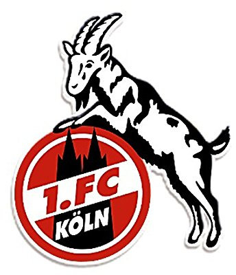 AUFKLEBER Logo groß 1. FC Köln NEU