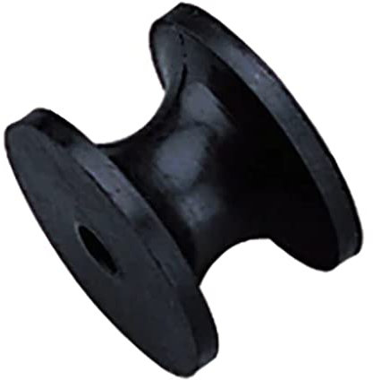 Sea-Dog Replacement Short Bow Roller - Natural Rubber/Brass Insert