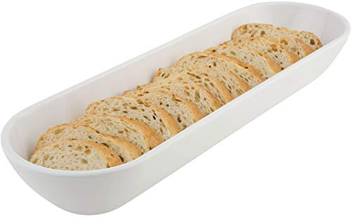 APS 83499 Schale PURE, 51 x 15,5 cm, Höhe 7,5 cm, Melamin, weiß