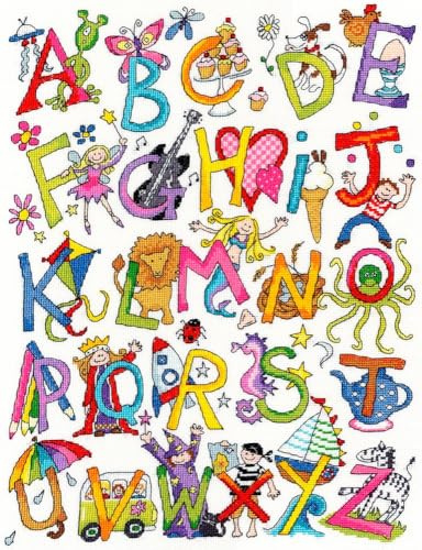 Bothy Threads Cross Stitch Kit - Alphabet Fun