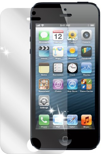Ecultor I 8x Schutzfolie klar passend für Apple iPhone 5 / 5S / 5C /SE Folie Displayschutzfolie