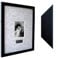 Personalised Wedding Guest Book Frame - BLACK - Contemporary alternative to the traditional guest book (Ivory-Ivory-Landscape)