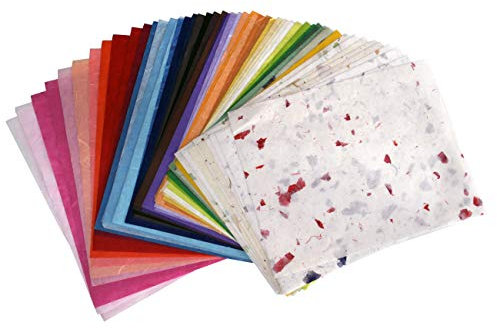 55 Maulbeer-Papier Tabelle Design Craft Hand Made Art Tissue Japan Washi Design Craft Kunst Origami Herstellern Karte machen