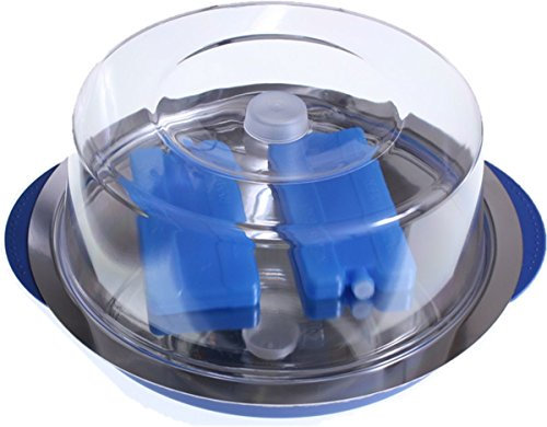 Auslagentablett rund gekühlt 5 teiliges Set