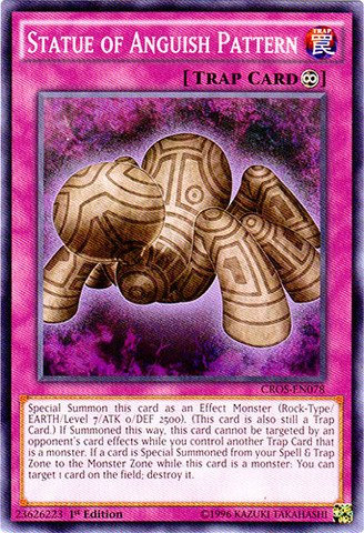 YU-GI-OH! - Statue of Anguish Pattern (CROS-EN078) - Crossed Souls - 1st Edition - Common by