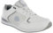 Dek JACK Lace Up Original Padded Bowling Trainer Shoes - White/Grey PU/Textile, Mens UK 6 / EU 40