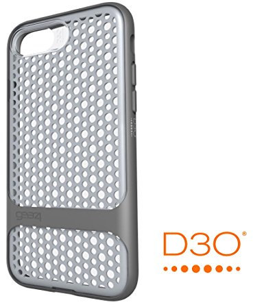 ZAGG Gear 4 Carnaby designed for new iPhone SE (2020) and iPhone 7/8 Case, Advanced Impact Protection by D3O - Silver