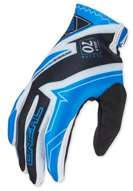 O'NEAL Fahrradhandschuhe & Motocross Handschuhe Vault Glove Racewear I MX MTB Motocross Enduro I Unisex Motorradhandschuhe Herren & Damen I Sehr starker Grip I Schwarz Blau I Größe M