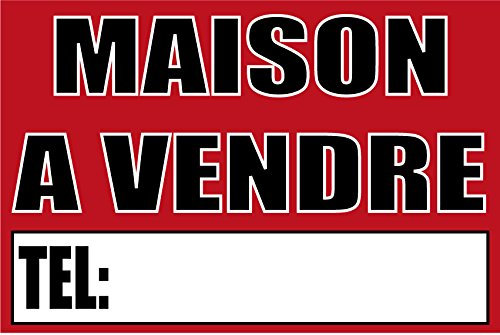 Panneau MAISON A VENDRE 300X200mm