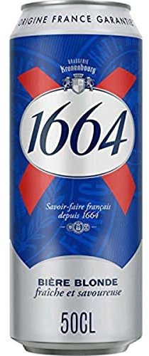1664 Bière blonde, 5,5% vol. - La boîte de 50cl