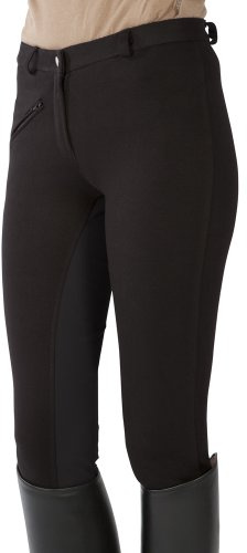 Pfiff, Pantalones de Equitación Para Mujer, Negro (Black), 134 EU