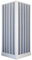 Agrizoo Cabine de douche d'angle en PVC - 185 cm de hauteur pour 70/80 cm de largeur