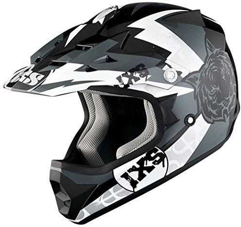IXS X-Helm HX 278 TIGER, Größe:54, Farbe:schwarz-grau-weiss