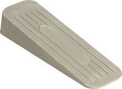 IRONMONGERY WORLD® Pack of 5 Grey Rubber Door Wedge JAM Stopper Stop DOORSTOPS