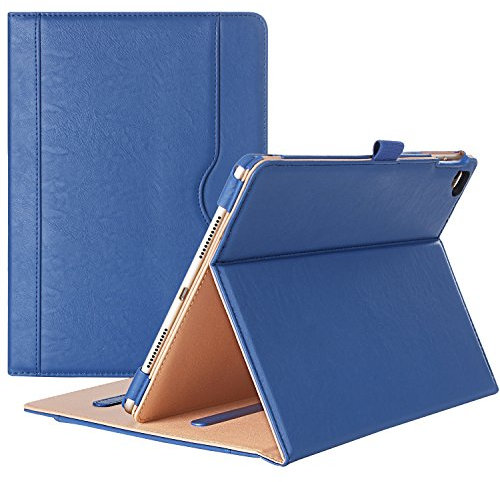 Custodia per iPad Pro 9.7- ProCase Custodia Stand Folio per Apple iPad Pro 9.7 Inch Case 2016, con Angoli di Visuale Multipli, Tasca per Schede Documenti (Blu Navy)