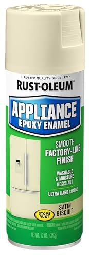 Rust-Oleum 210372 Specialty Appliance Epoxy Spray Paint, 12 oz, Biscuit
