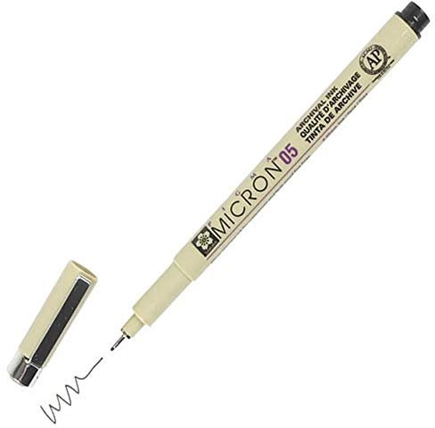 Filzstift Sakura Fineliner Pigma Micron 05 0,45mm schwarz