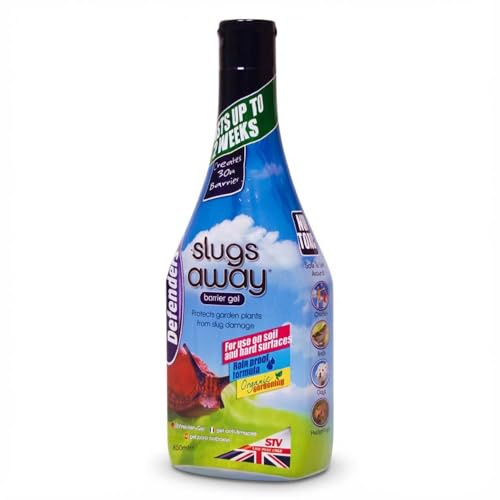 Defenders Slugs Away Barrier Gel – 650 ml, Protect Garden Plants From Slug and Snail Damage