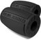 Iron Bull Strength Alpha Grips 3.0 - Extreme Arm Blaster - Best Dumbbell and Barbell Thick Bar Adapter (Black)