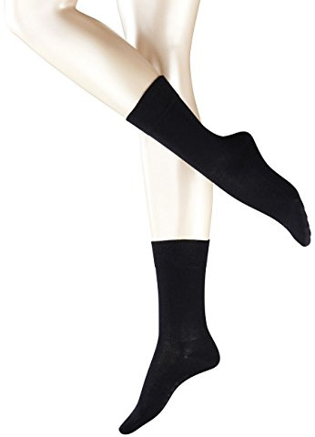 FALKE Women Sensitive London Socks - 94% Cotton, Multiple Colours, UK sizes 2.5-8 (EU 35-42), 1 Pair - Year-round cotton quality, pressure-free cuff, right and left foot for optimum fit