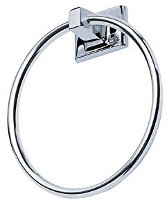 Hardware House 176768 Sunset Collection Towel Ring, Chrome